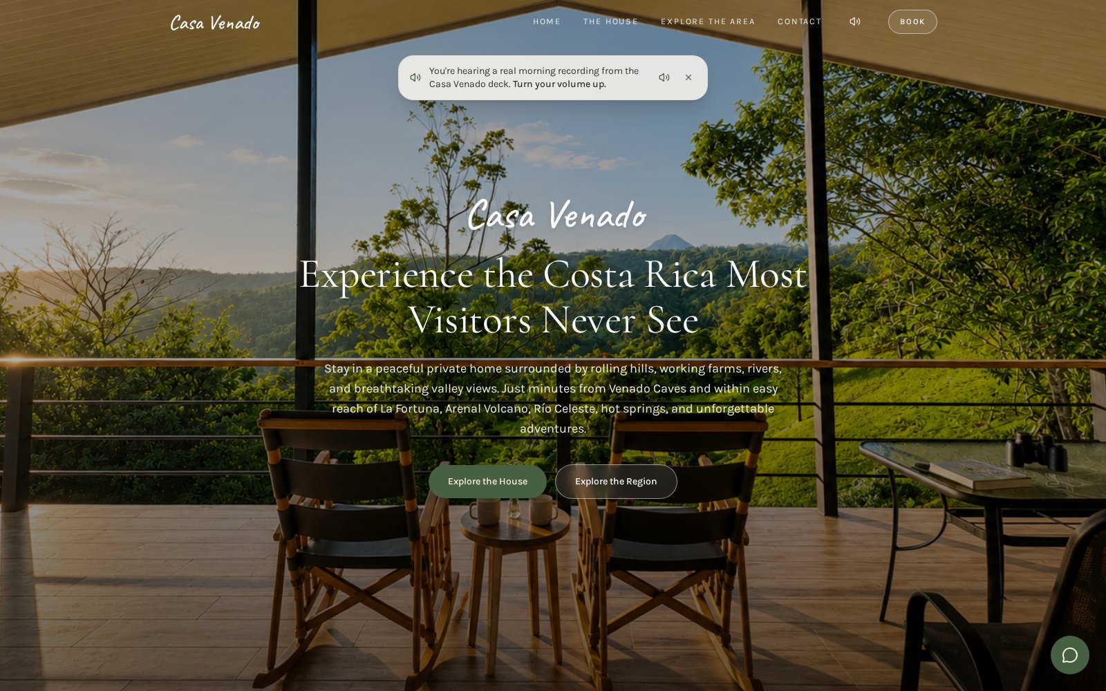 Casa Venado website