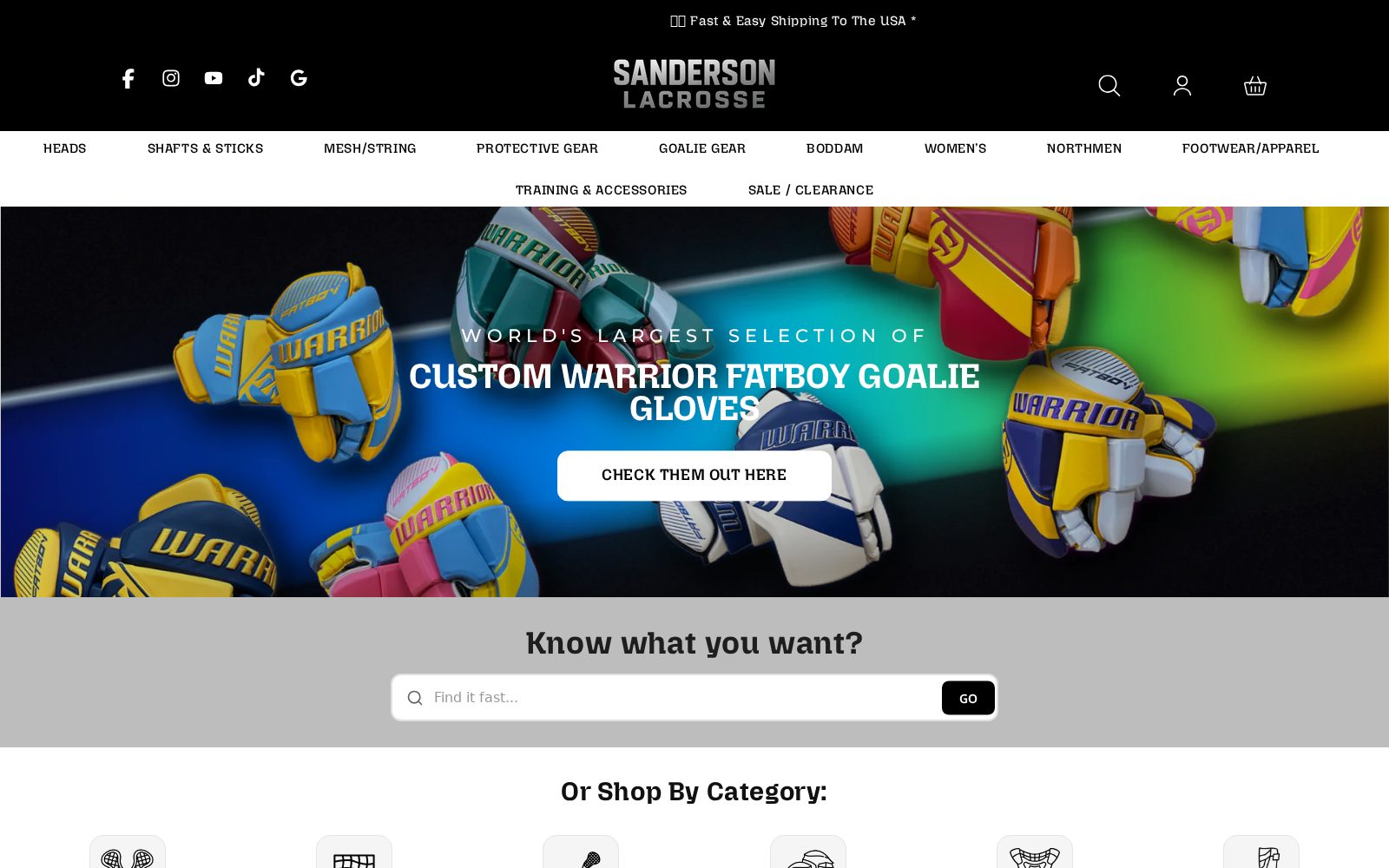 Sanderson Lacrosse website